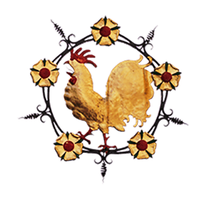 Logo vom goldenen Hahn in Lippstadt